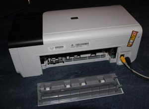 tintenstrahldrucker hp officejet 6000 offene papierstau klappe