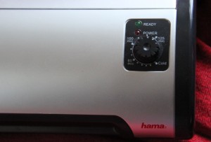 Einstellungen Laminiergeraet Hama